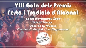 VIII Gala dels Premis Festa Tradició d&#039;Alacant