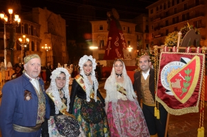Ofrenda de Flores a la Mare de Déu dels Desamparats en Valencia