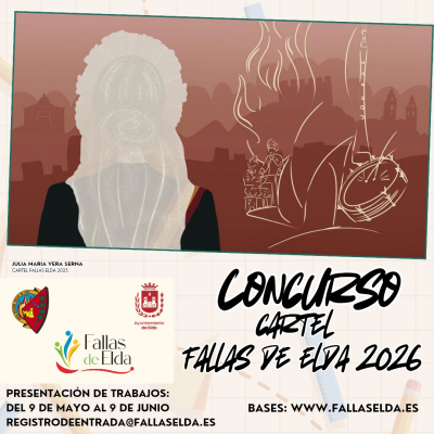 Abierto el plazo para participar en el concurso del cartel anunciador de las Fallas de Elda 2026