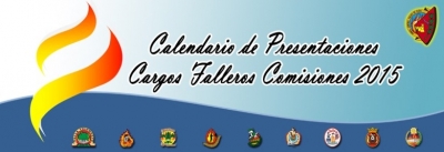 Abierto el plazo de inscripción Concurso de Presentaciones Cargos Falleros Comisiones 2015