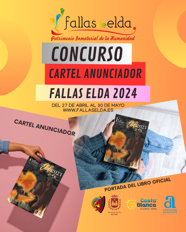 Concurso cartel anunciador Fallas de Elda 2024