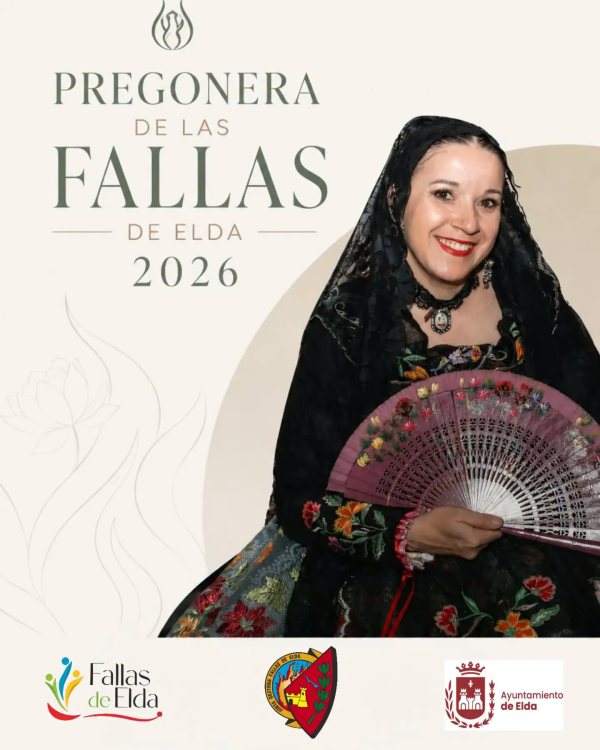 Diana Verdú Griñán, Pregonera de las Fallas de Elda 2026